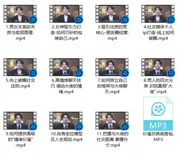 梵公子情绪价值核心课【向上社交破圈升维实战指南】-心途成长社