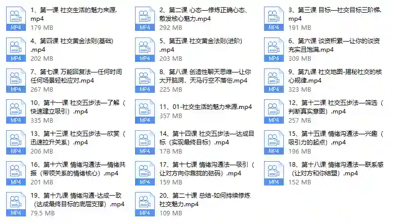 图片[1]-小怡子《社交吸引力训练营》实战指南：限时揭秘专属吸引力法则-心途成长社