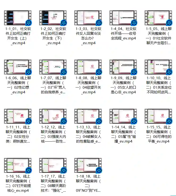 良叔 古医生《社交软件聊天课》-心途成长社
